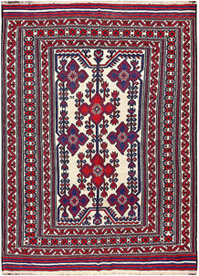 Cornsilk Soumak 6' 9 x 9' 5 - No. 64423