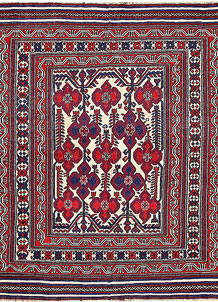Blanched Almond Soumak 6' 10 x 9' - No. 64424