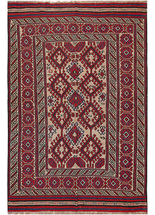 Tan Soumak 6' 1 x 8' 10 - No. 64433