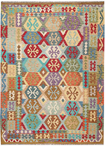Multi Colored Kilim 6' 10 x 9' 6 - SKU 64441