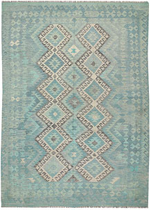 Multi Colored Kilim 6' 9 x 9' 9 - SKU 64464