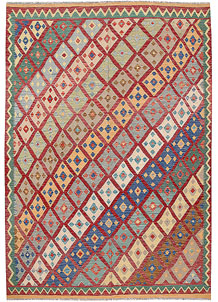 Multi Colored Kilim 6' 7 x 9' 5 - SKU 64465