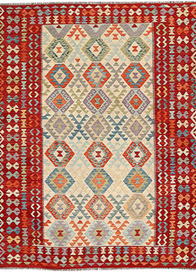 Multi Colored Kilim 6' 8 x 8' - SKU 64483