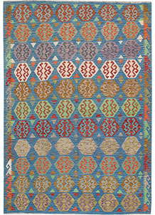 Multi Colored Kilim 6' 9 x 9' 7 - SKU 64484