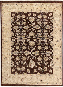 Saddle Brown Ziegler 4' 7 x 6' 4 - No. 64560
