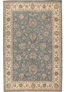 Light Slate Grey Ziegler 6' 5 x 9' 10 - No. 64602