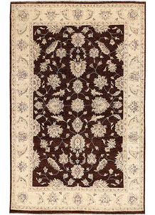 Saddle Brown Ziegler 6' 4 x 9' 11 - No. 64613