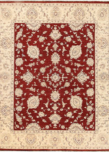 Dark Red Ziegler 7' 9 x 9' 9 - No. 64754