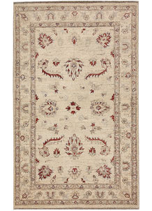 Blanched Almond Oushak 3' x 4' 9 - No. 64842