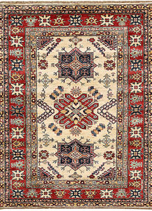 Blanched Almond Kazak 4' 11 x 6' 4 - No. 64966