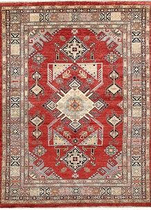 Firebrick Kazak 5' 10 x 7' 9 - SKU 64989
