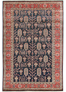 Midnight Blue Kazak 5' 4 x 7' 10 - No. 65011