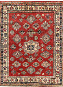 Red Kazak 5' 10 x 7' 7 - No. 65021