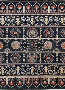 Midnight Blue Oushak 8' 11 x 11' 8 - SKU 65041
