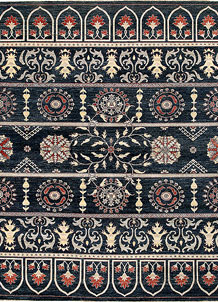 Midnight Blue Oushak 8' 9 x 11' 5 - SKU 65054