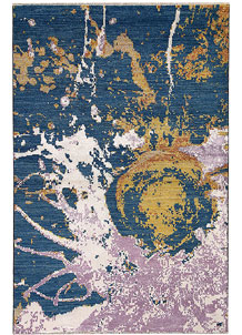 Multi Colored Abstract 4' 1 x 6' 2 - No. 65080