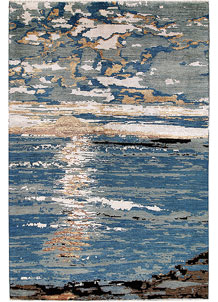 Multi Colored Abstract 6' 1 x 9' 2 - No. 65108