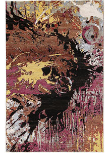 Multi Colored Abstract 6' x 9' 4 - No. 65113