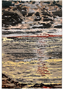 Multi Colored Abstract 6' 2 x 8' 11 - No. 65119
