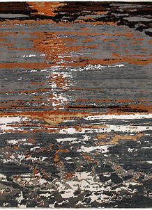 Multi Colored Abstract 8' x 9' 9 - No. 65124
