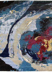Multi Colored Abstract 8' x 9' 11 - No. 65125