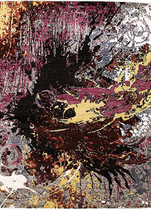 Multi Colored Abstract 7' 11 x 10' 1 - No. 65138