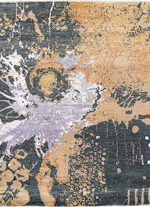 Multi Colored Abstract 7' 11 x 10' 1 - No. 65148