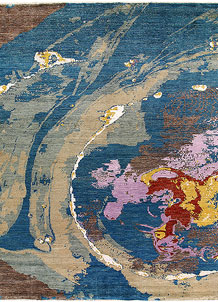 Multi Colored Abstract 8' 1 x 10' 2 - SKU 65171