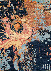 Multi Colored Abstract 8' 11 x 11' 7 - SKU 65201