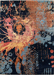 Multi Colored Abstract 9' 11 x 13' 7 - No. 65205
