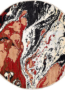 Multi Colored Abstract 6' 3 x 6' 3 - SKU 65206