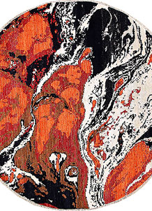 Multi Colored Abstract 8' 2 x 8' 4 - No. 65219