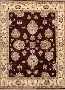 Maroon Oushak 5' 2 x 6' 7 - SKU 65555
