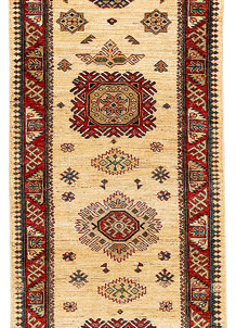 Blanched Almond Kazak 2' 7 x 8' - No. 65587