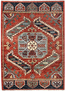 Orange Red Ziegler 2' 10 x 3' 11 - No. 65608