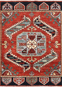 Orange Red Oushak 3' 1 x 4' - SKU 65610