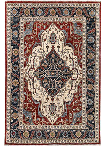 Firebrick Oushak 3' 11 x 6' - SKU 65629
