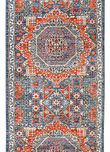 Steel Blue Mamluk 2' 7 x 9' 11 - SKU 65633