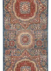 Steel Blue Mamluk 2' 7 x 9' 11 - SKU 65637