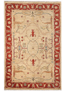 Bisque Oushak 2' 6 x 4' - No. 65662