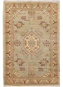 Beige Oushak 2' 9 x 4' 2 - No. 65664