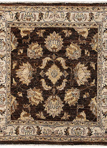 Saddle Brown Oushak 3' 1 x 3' 3 - No. 65676