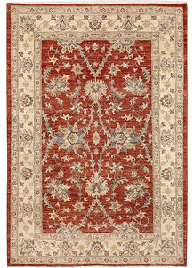 Orange Red Ziegler 4' x 5' 11 - SKU 65709