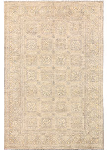 Bisque Oushak 6' 2 x 9' 2 - SKU 65769