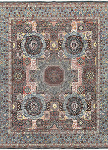 Multi Colored Mamluk 4' 10 x 9' 8 - SKU 65782