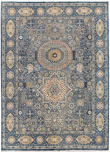 Light Slate Grey Mamluk 8' 5 x 11' 8 - SKU 65787