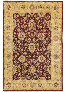 Maroon Oushak 5' 3 x 8' 1 - No. 65800