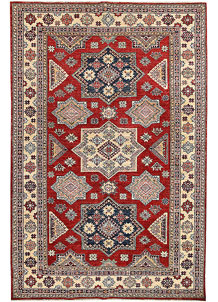 Red Kazak 5' 6 x 8' 4 - No. 65825