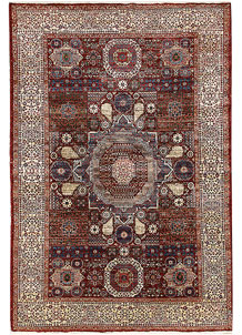 Dark Red Mamluk 5' 9 x 8' 11 - No. 66129