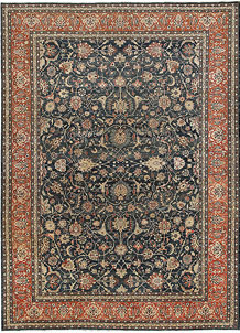 Dark Slate Grey Ziegler 9' 9 x 13' 6 - No. 66220